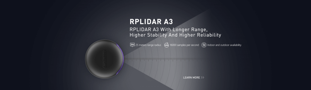 RPLiDAR A3M1 360 Degree Laser Scanner Kit - 25M Range