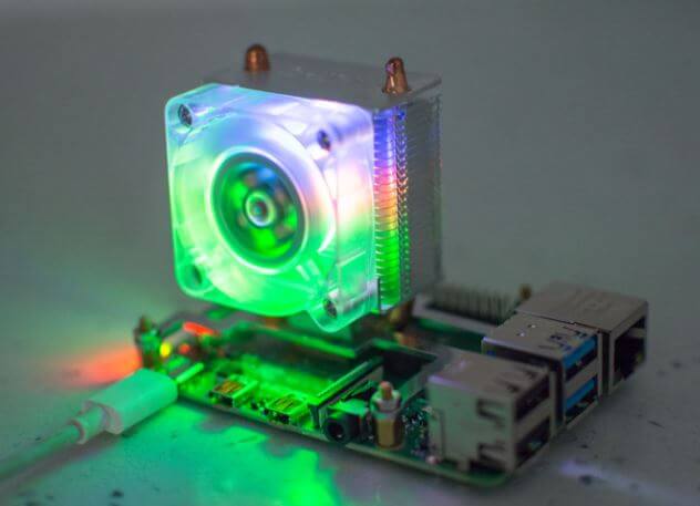 Blink Blink ICE Tower CPU Cooling Fan for Raspberry Pi 
