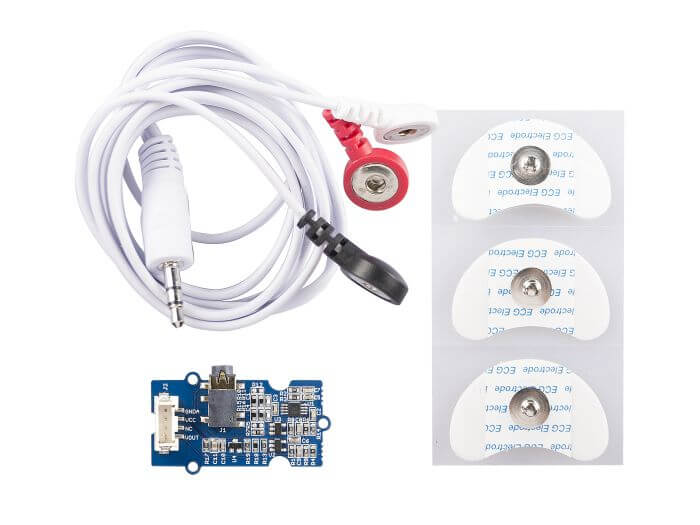EMG/ECG Muscle Micro Sensor Heart Micro Sensor for Arduino by ELEMYO MH-BPS101 