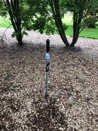 LoRaWAN sensors and gateways deployed in the local public park