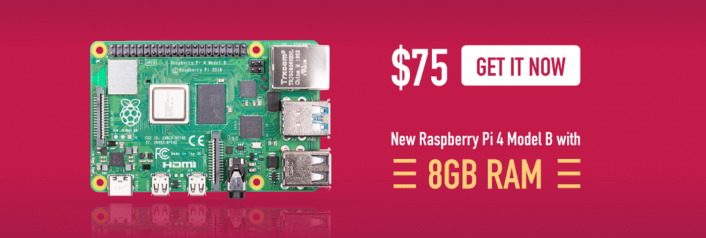  New Raspberry Pi 4 Model B 8GB RAM